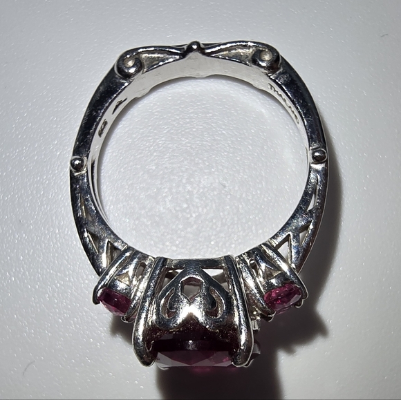 Sterling Silver Ruby Ring - Picture 12 of 16